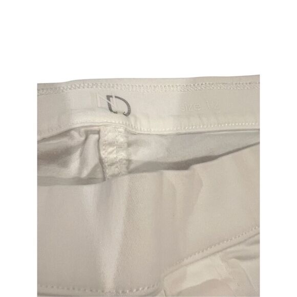 ND New Directions Weekend White pullover shorts size 12 - Picture 7 of 7